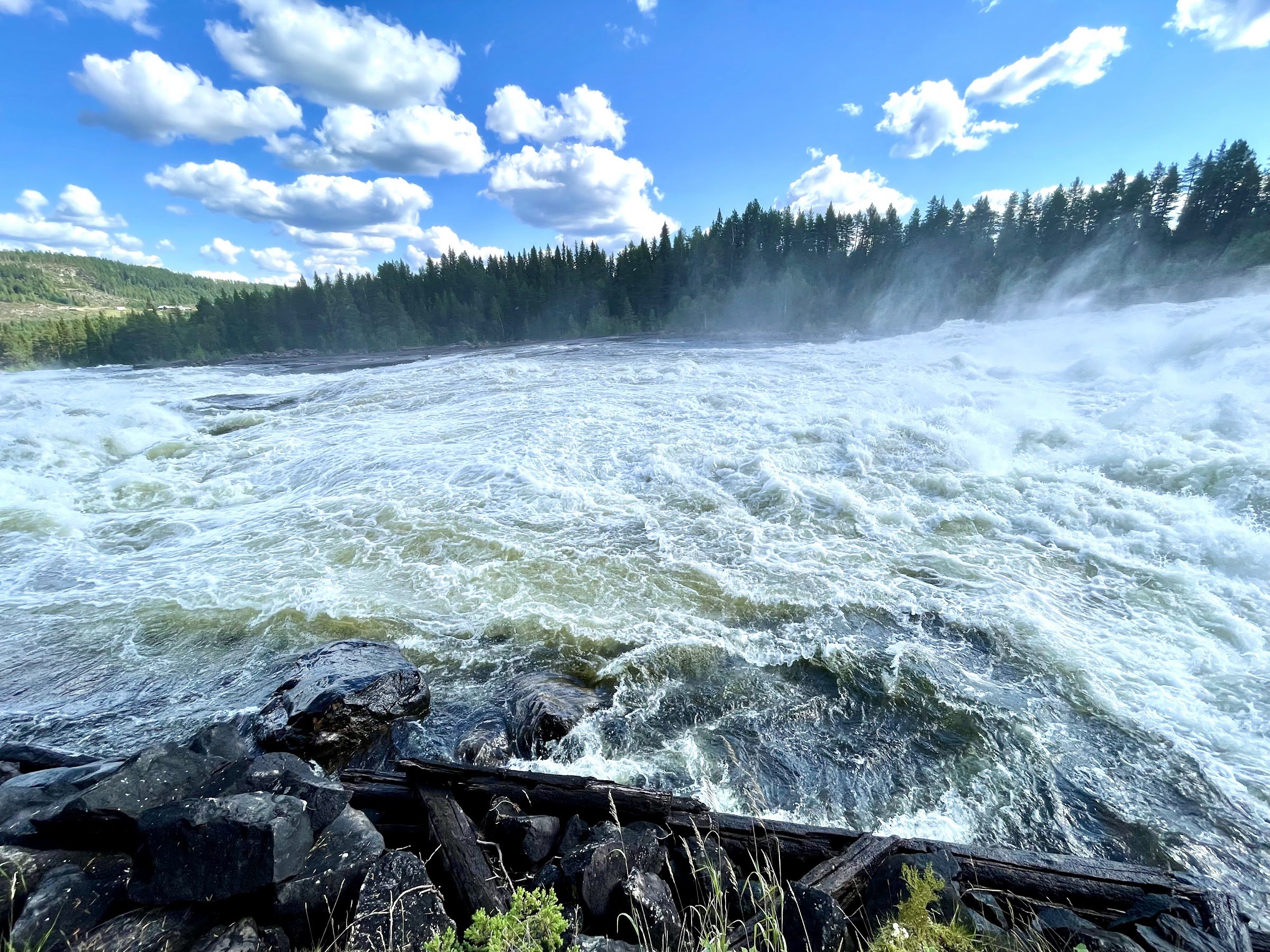 Storforsen Waterfall